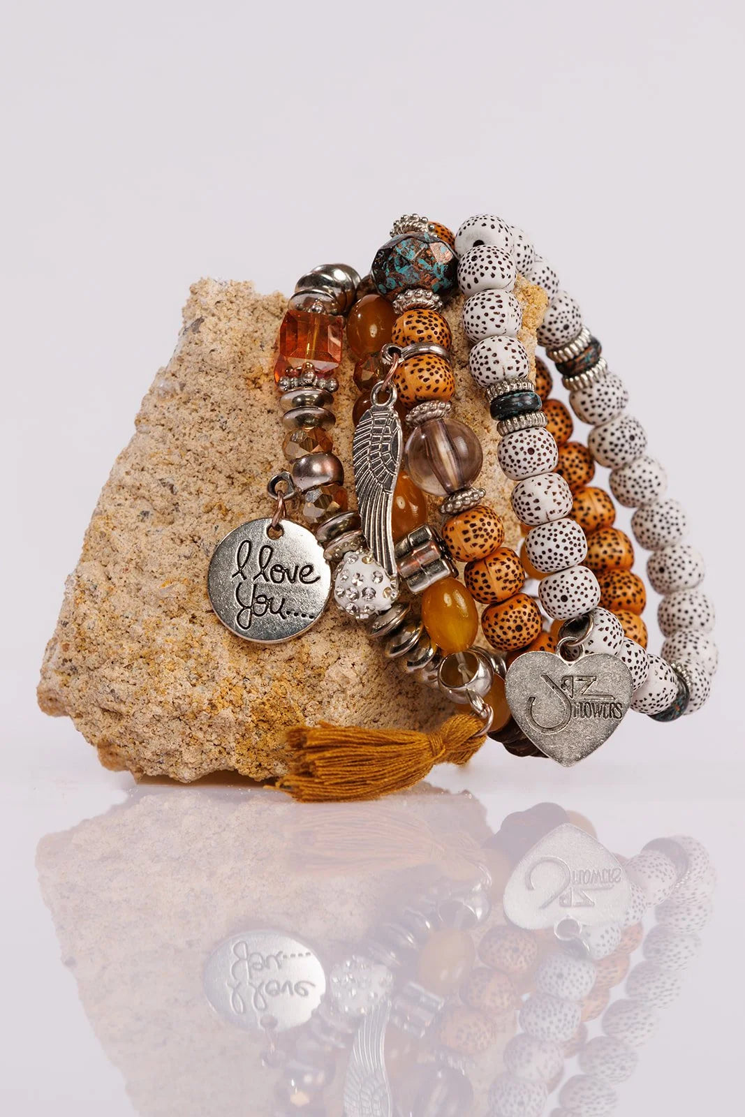 Emily - Stretchy Doodah Stack Bracelet