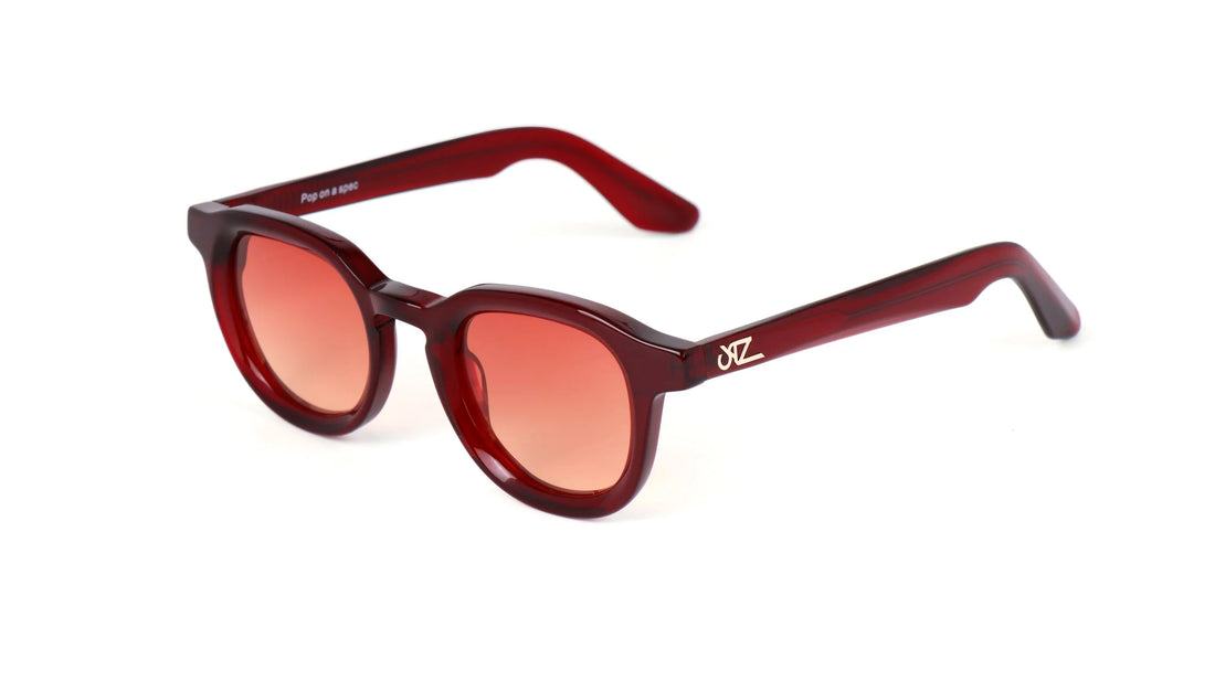 Betka Sunglasses- Deep Cherry