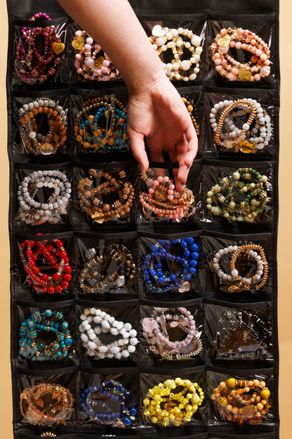 Stretchy Doodah Hanging Jewellery Organiser