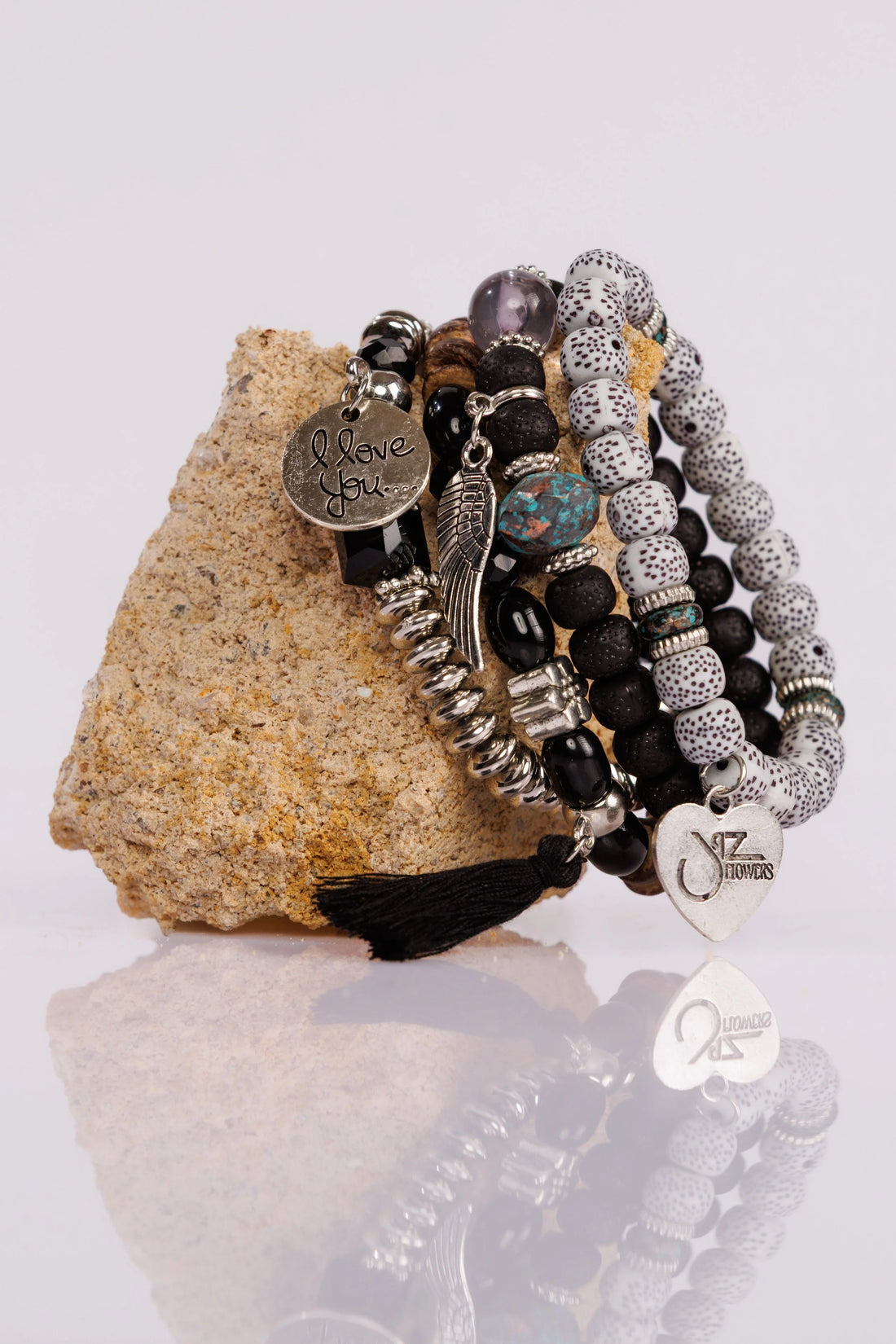 Michelle Stretchy Doodah Stack Bracelet
